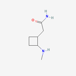 2-(Methylamino)cyclobutaneacetamide