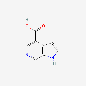 molecular formula C8H6N2O2 B1395218 1H-pyrrolo[2,3-c]pyridine-4-carboxylic acid CAS No. 1190319-63-1
