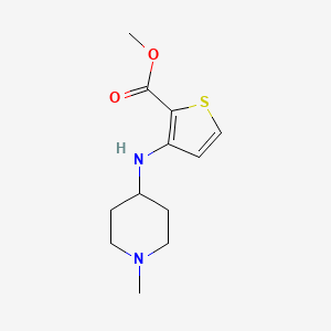 3-(1-Methyl-piperidin-4-ylamino)-thiophene-2-carboxylic acid methyl ester