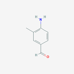 molecular formula C8H9NO B13952247 4-Amino-3-methylbenzaldehyde CAS No. 61594-83-0