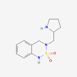 3-(pyrrolidin-2-ylmethyl)-3,4-dihydro-1H-benzo[c][1,2,6]thiadiazine 2,2-dioxide