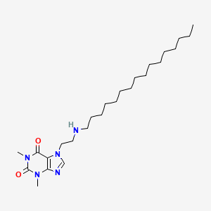 Theophylline, 7-(2-(hexadecylamino)ethyl)-