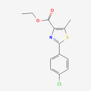 2-(4-Chlorophenyl)-5-methylthiazole-4-carboxylic acid ethyl ester