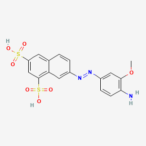 1,3-Naphthalenedisulfonic acid, 7-((4-amino-3-methoxyphenyl)azo)-