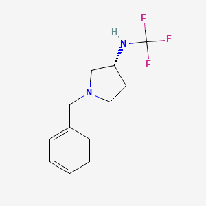 (R)-1-benzyl-N-(trifluoromethyl)pyrrolidin-3-amine