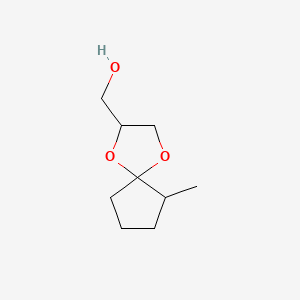 6-Methyl-1,4-dioxaspiro(4.4)nonane-2-methanol