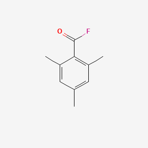 molecular formula C10H11FO B13952442 2,4,6-Trimethylbenzoyl fluoride CAS No. 826-66-4