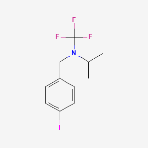 N-(4-iodobenzyl)-N-(trifluoromethyl)propan-2-amine