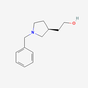 molecular formula C13H19NO B13952448 (S)-2-(1-benzylpyrrolidin-3-yl)ethanol 