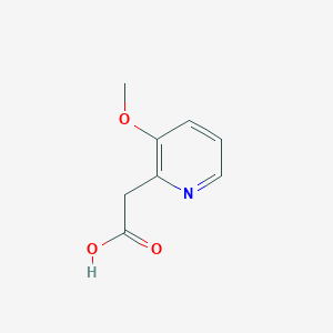 molecular formula C8H9NO3 B1395250 2-(3-甲氧基吡啶-2-基)乙酸 CAS No. 1000515-98-9