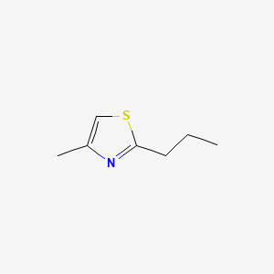 molecular formula C7H11NS B13952500 4-Methyl-2-propylthiazole CAS No. 52414-87-6