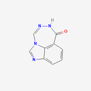 molecular formula C9H6N4O B13952513 Imidazo[4,5,1-JK][1,3,4]benzotriazepin-7(6H)-one CAS No. 433728-49-5