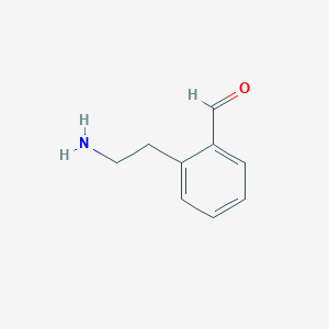 molecular formula C9H11NO B13952537 2-(2-Aminoethyl)benzaldehyde CAS No. 343865-17-8