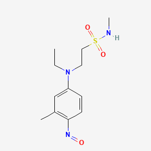 2-(Ethyl(3-methyl-4-nitrosophenyl)amino)-N-methylethanesulphonamide