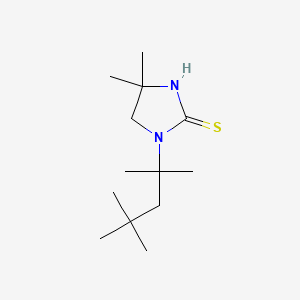 2-Imidazolidinethione, 4,4-dimethyl-1-(1,1,3,3-tetramethylbutyl)-