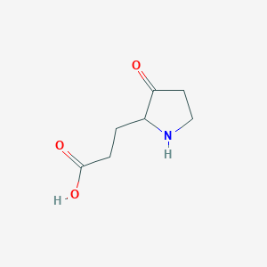 2-Pyrrolidinepropanoicacid, 3-oxo-