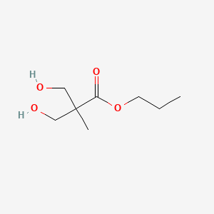 molecular formula C8H16O4 B13952580 Propyl 2,2-di(hydroxymethyl)propionate CAS No. 63468-00-8