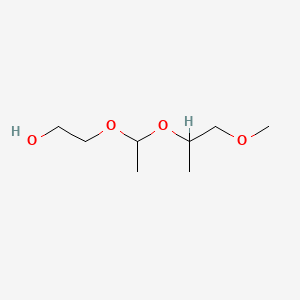 molecular formula C8H18O4 B13952586 2-[2-Methoxy-1-methylethoxy-(2-ethoxy)]ethanol CAS No. 58872-84-7