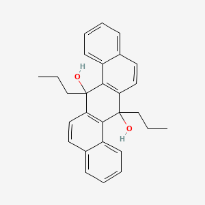 7,14-Dihydro-7,14-dipropyldibenz(a,h)anthracene-7,14-diol