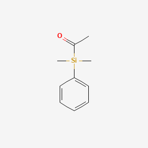 molecular formula C10H14OSi B13952624 Acetylphenyldimethylsilane CAS No. 56583-95-0