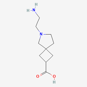 6-(2-Aminoethyl)-6-azaspiro[3.4]octane-2-carboxylic acid