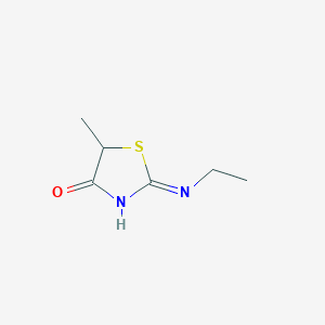 4(5H)-Thiazolone, 2-(ethylamino)-5-methyl-(9CI)