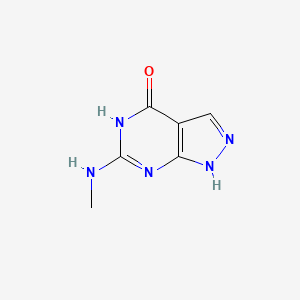 6-Methylamino-1,5-dihydro-pyrazolo[3,4-d]pyrimidin-4-one