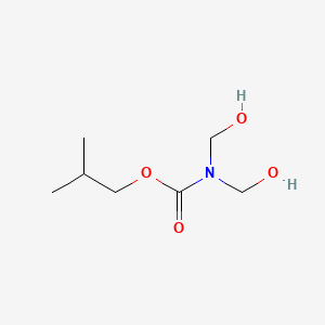 molecular formula C7H15NO4 B13952657 Isobutyl N,N-dimethylolcarbamate CAS No. 52304-17-3