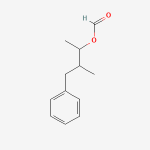 molecular formula C12H16O2 B13952663 1,2-Dimethyl-3-phenylpropyl formate CAS No. 63449-93-4