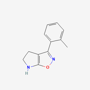 3-(o-Tolyl)-5,6-dihydro-4H-pyrrolo[3,2-d]isoxazole