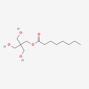 molecular formula C13H26O5 B13952746 3-Hydroxy-2,2-bis(hydroxymethyl)propyl octanoate CAS No. 60550-73-4