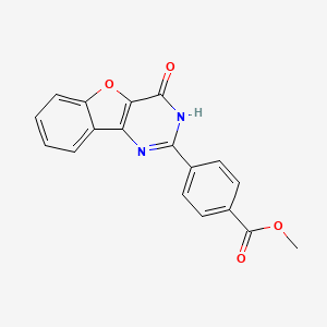 Methyl 4-(4-oxo-3,4-dihydro[1]benzofuro[3,2-d]pyrimidin-2-yl)benzoate