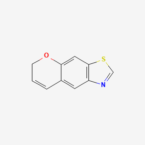 molecular formula C10H7NOS B13952839 6H-pyrano[3,2-f][1,3]benzothiazole CAS No. 42430-00-2