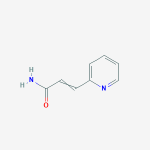 molecular formula C8H8N2O B13952855 3-(Pyridin-2-yl)prop-2-enamide CAS No. 99584-02-8