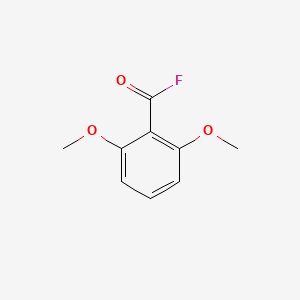 molecular formula C9H9FO3 B13952861 2,6-Dimethoxybenzoyl fluoride CAS No. 130161-08-9