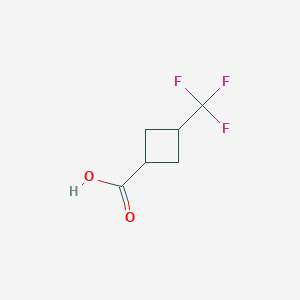 molecular formula C6H7F3O2 B1395288 3-(Trifluoromethyl)cyclobutane-1-carboxylic acid CAS No. 1093750-93-6
