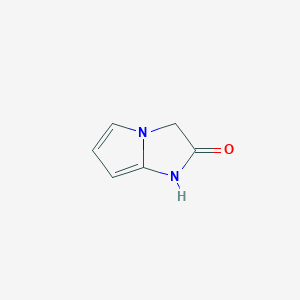 molecular formula C6H6N2O B13952888 1H-Pyrrolo[1,2-A]imidazol-2(3H)-one CAS No. 51970-86-6