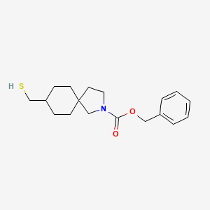 Benzyl 8-(mercaptomethyl)-2-azaspiro[4.5]decane-2-carboxylate