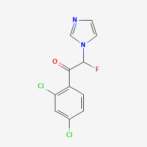 1-(2,4-Dichlorophenyl)-2-fluoro-2-(1H-imidazol-1-yl)ethanone