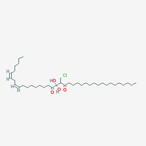 molecular formula C39H71ClO4 B13952930 (6Z,9Z)-20-(chloromethyl)-19,19-dihydroxyoctatriaconta-6,9-diene-18,21-dione 