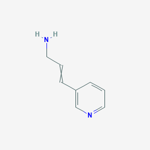 molecular formula C8H10N2 B13952936 (E)-3-(3-pyridyl)prop-2-en-1-amine 