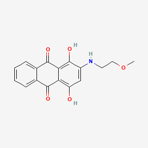 9,10-Anthracenedione, 1,4-dihydroxy-2-[(2-methoxyethyl)amino]-