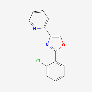 Pyridine, 2-[2-(2-chlorophenyl)-4-oxazolyl]-