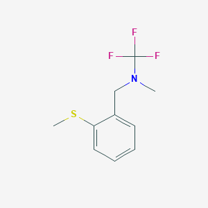 1,1,1-trifluoro-N-methyl-N-(2-(methylthio)benzyl)methanamine