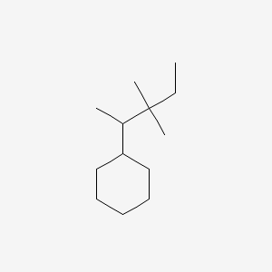 molecular formula C13H26 B13953001 (1,2,2-Trimethylbutyl)cyclohexane CAS No. 61142-21-0