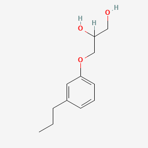 molecular formula C12H18O3 B13953021 3-(m-Propylphenoxy)-1,2-propanediol CAS No. 63991-77-5