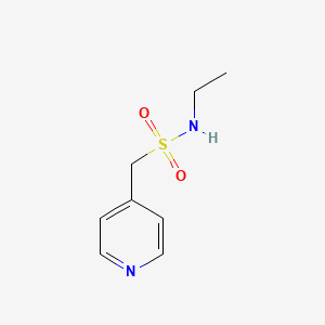 molecular formula C8H12N2O2S B13953043 N-ethyl-1-(pyridin-4-yl)methanesulfonamide 