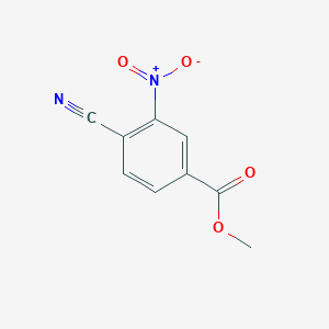 molecular formula C9H6N2O4 B1395308 Methyl 4-cyano-3-nitrobenzoate CAS No. 1033997-01-1