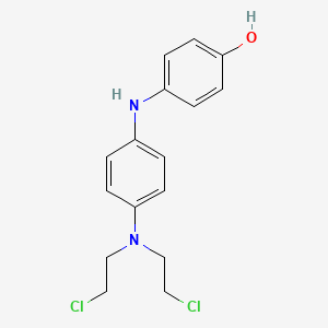 Diphenylamine, 4'-(bis(2''-chloroethyl)amino)-4-hydroxy-