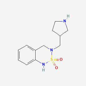 3-(pyrrolidin-3-ylmethyl)-3,4-dihydro-1H-benzo[c][1,2,6]thiadiazine 2,2-dioxide